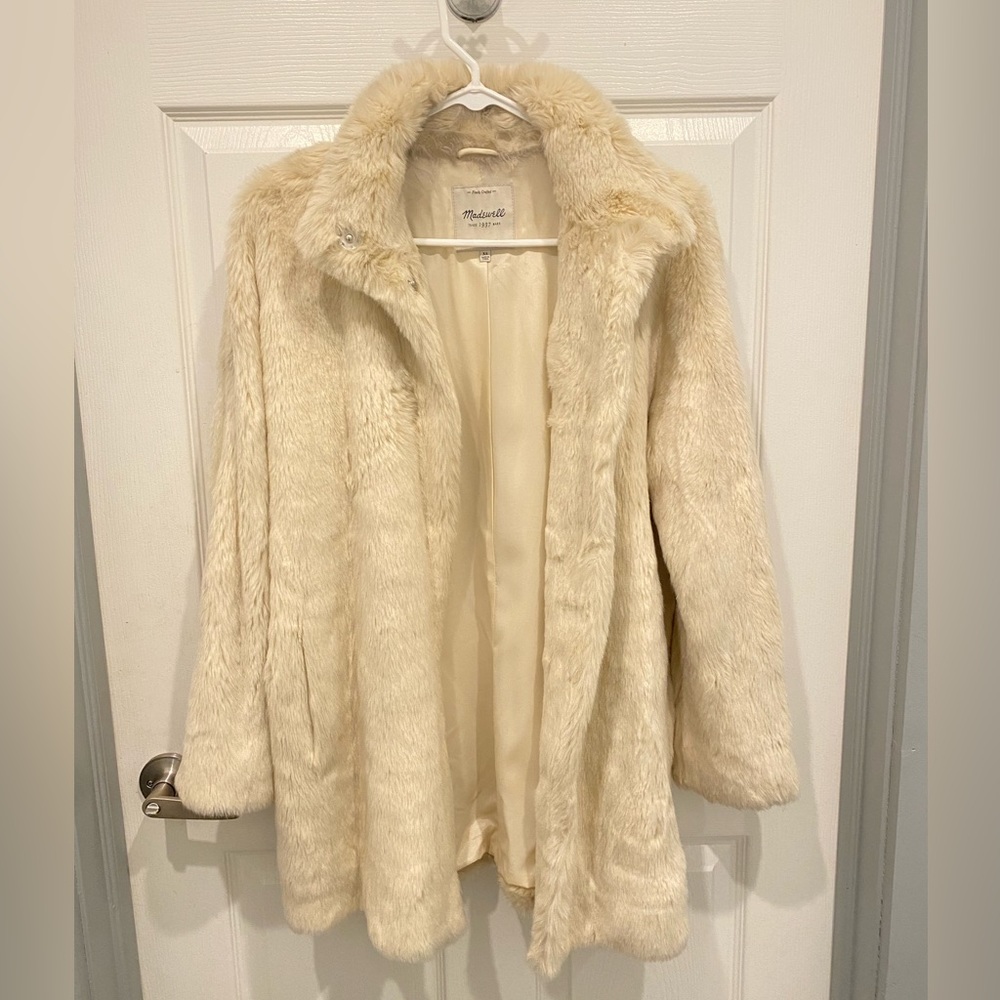 Madewell faux fur coat